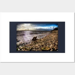 The Humber Bridge, near Kingston upon Hull, East Riding of Yorkshire, England Posters and Art